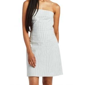 NEW DREW braelynn vinyard seersucker dress in pearl